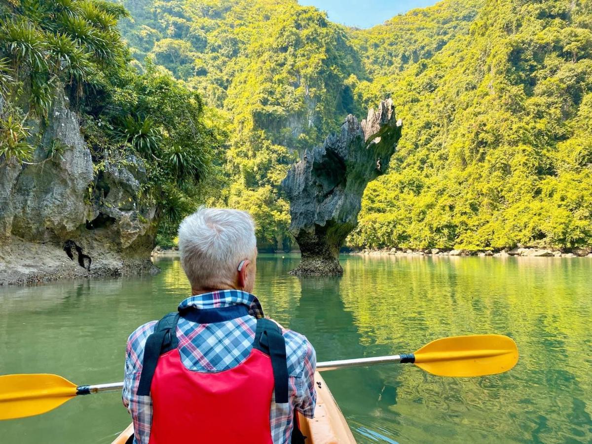 Eco Floating Farm Stay Cai Beo Chan Chau Bagian luar foto